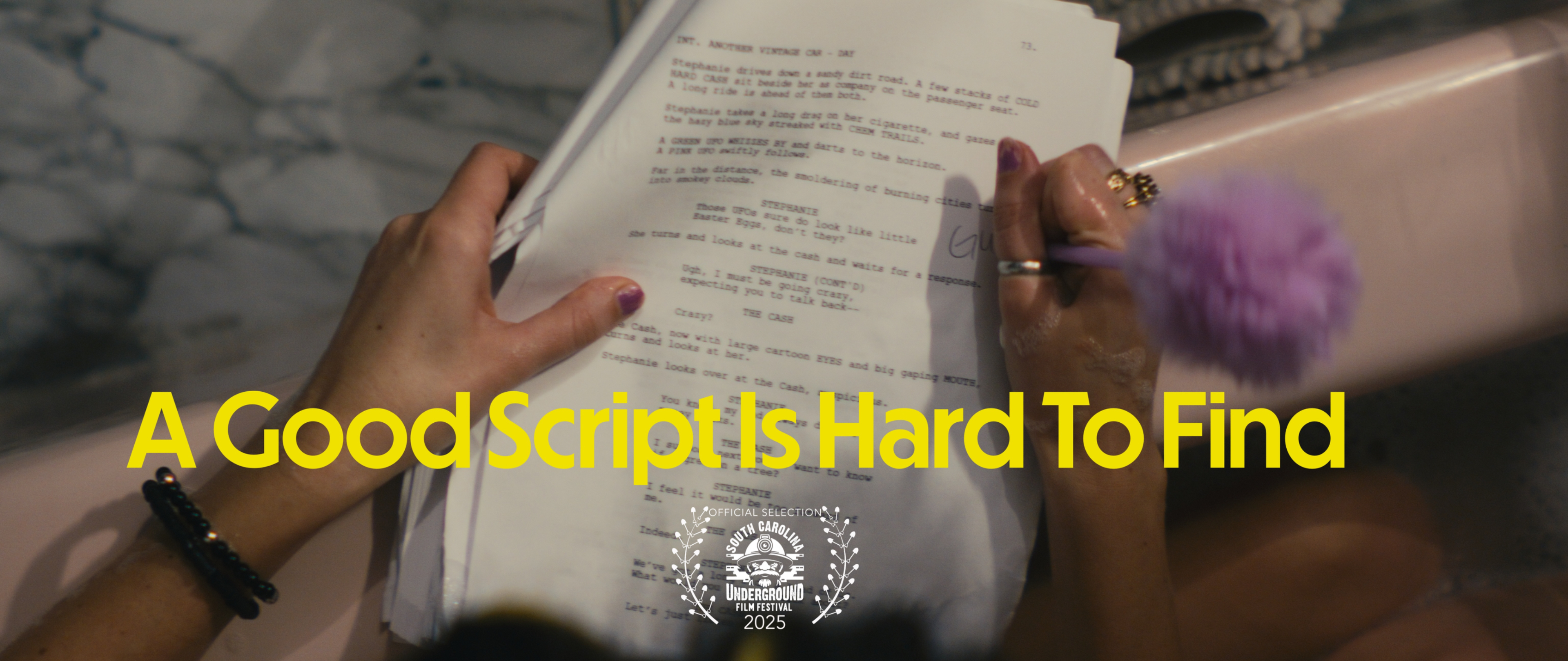 Trailer for A Good Script Is Hard To Find short film